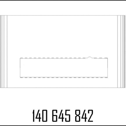 140645842 - SIDE PANEL Z.HOSE COLUMN 397/140 SINGLE SIDED CUT OUT LEFT